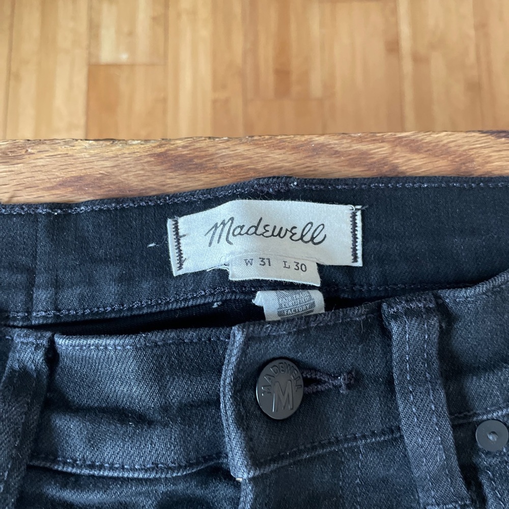Madewell Slim Black Denim - 31x30 | Skinny Black Jeans